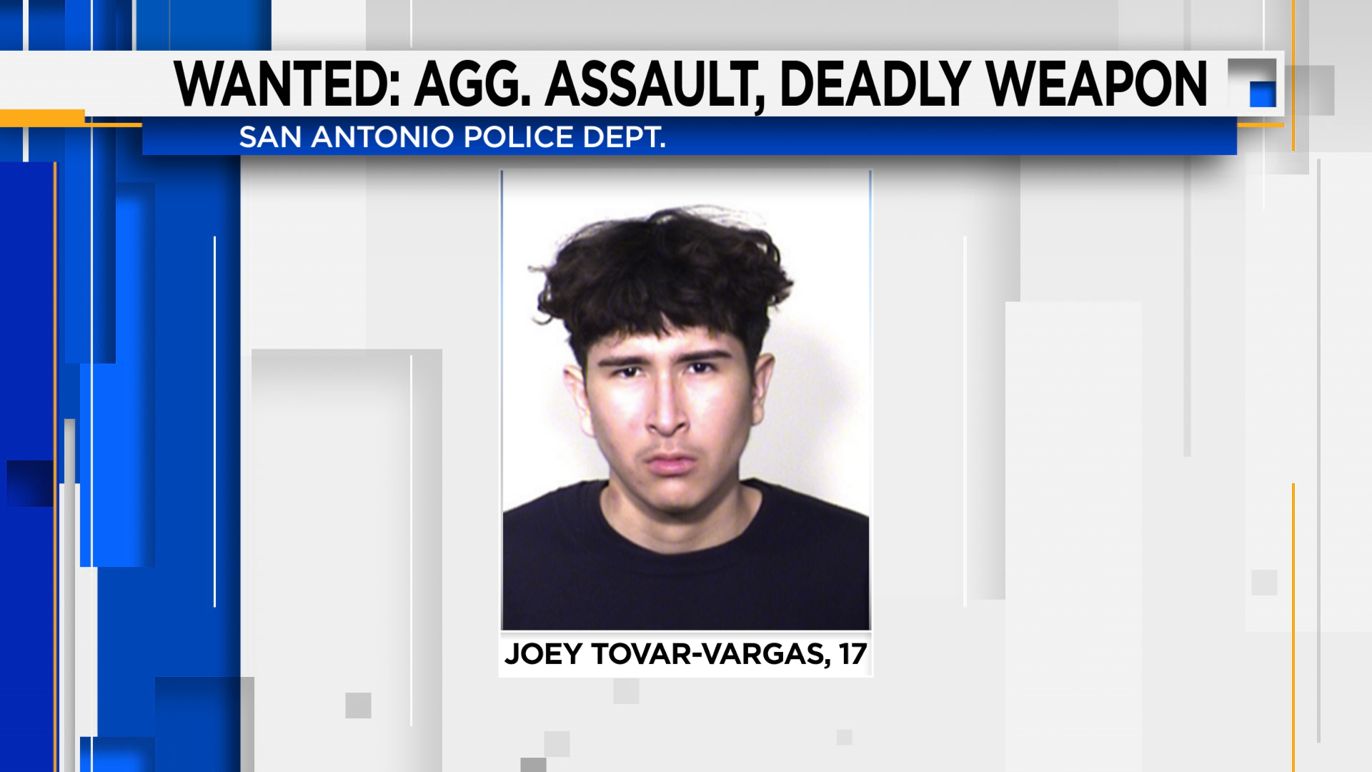 San Antonio police seek teen wanted on aggravated assault charge