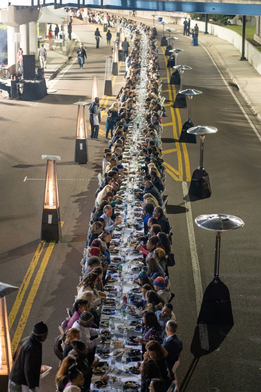 Record turnout at 4th annual Longest Table community dinner
