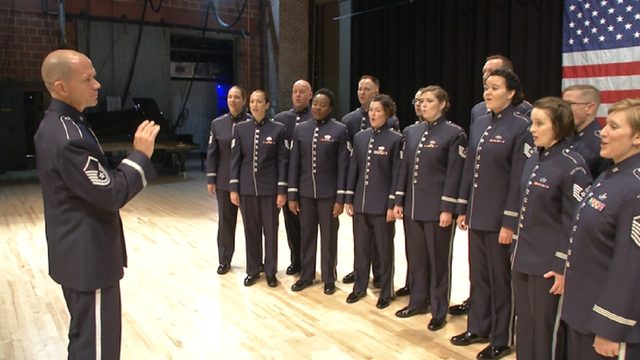 air force band flash mob 2019