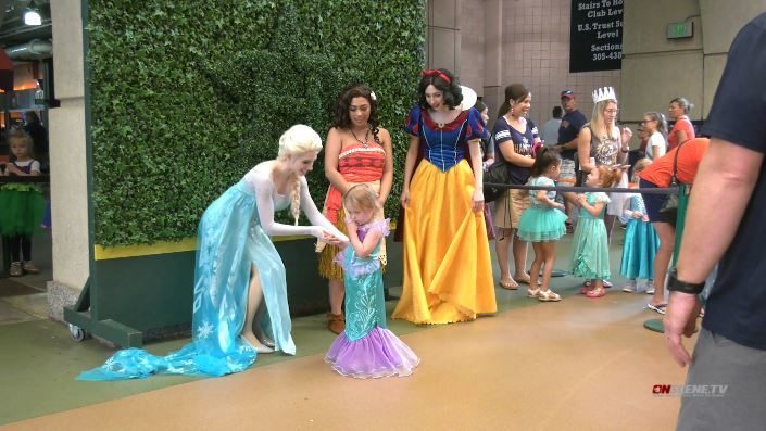 astros princess dress Astros celebrate Princess Day at Minute Maid Park