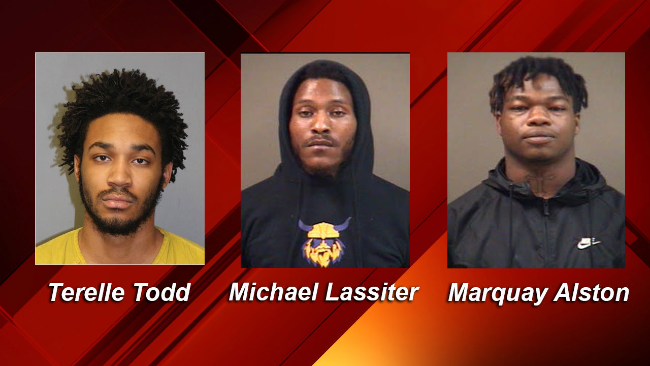 Three charged in connection to reported shots fired incidents in Radford